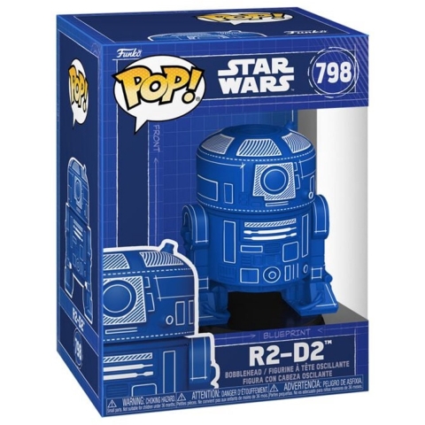 Star Wars Funko Pop Vinyl: R2-D2 (Blueprint)