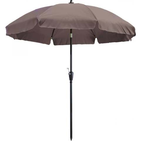Madison - Stokparasol Lanzarote 250 cm crank and tilt taupe zonwering