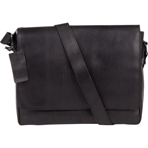 BURKELY Vintage Juul Messenger Bag Schoudertas - Zwart