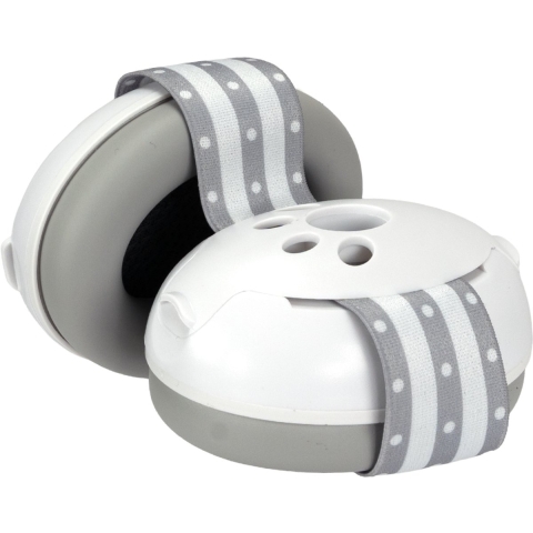 Gehoorbescherming Titanium Baby Grey/White