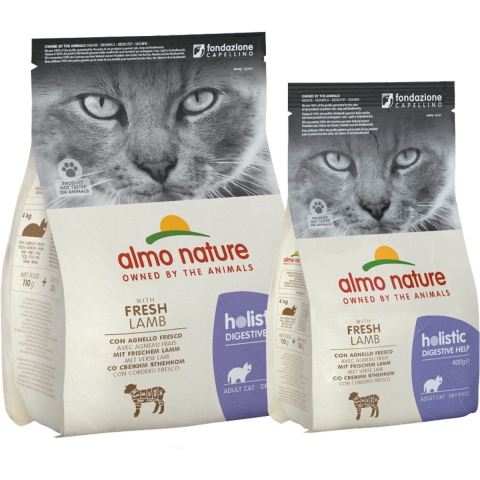 Almo Nature Intestinal Help lam kattenvoer 2 x 2 kg