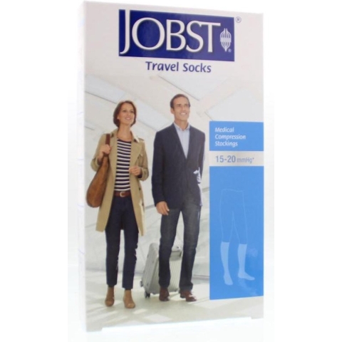 Jobst Travel Socks Zwart 41-42