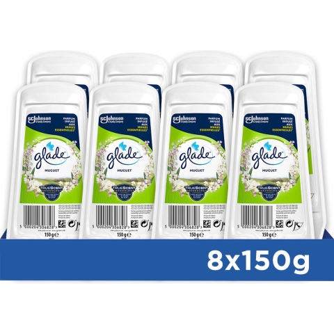 8x Glade Luchtverfrisser Muguet 150 gr