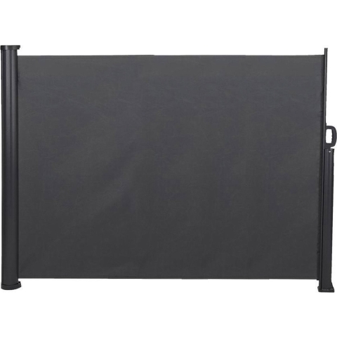 Infinity Goods Uittrekbaar Windscherm - 300 x 140 cm - Oprolbaar - Weerbestendig - Antraciet