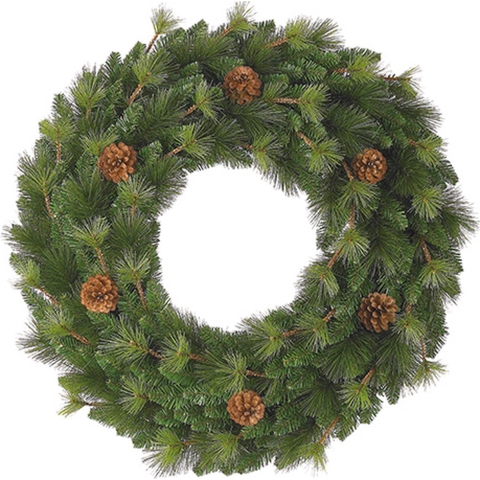 Northern kunstkerstkrans dia. 60 cm kerstversiering kerstboom - Holiday tree