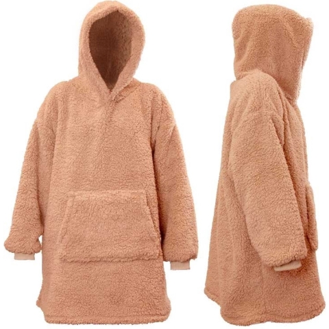 Hoodie Teddy old pink 70x50x87 cm - Unique living