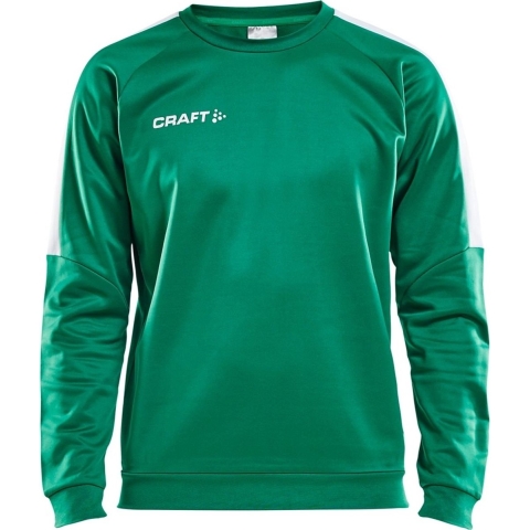 Craft 1906982 Progress R-Neck Sweater JR - Team Green/White - 134/140