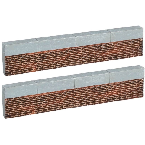 Wall small 2 stuks l19,5xb1,5xh4 cm - Luville