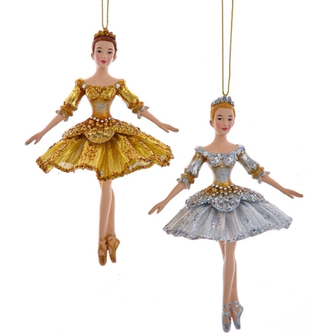 Ornament plastic ballerina l13cm - Kurt s adler