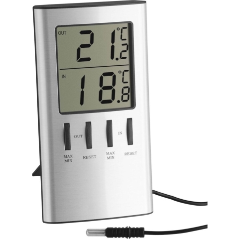 TFA Dostmann 30.1027 30.1027 Thermometer Zilver (metallic)