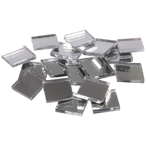 5700x Spiegel mozaiek stenen/steentjes van 1 x 1 cm -