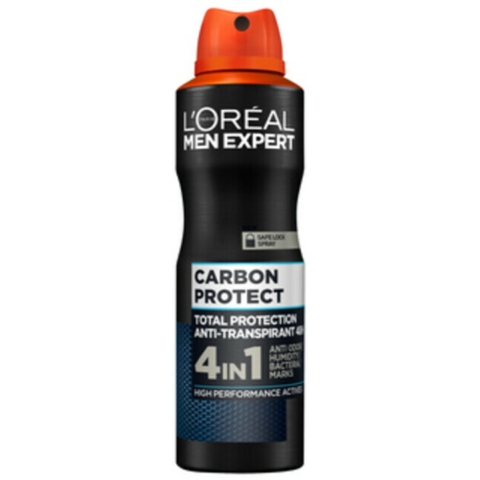 3x L'Oréal Men Expert Deodorant Spray Carbon Protect 150 ml