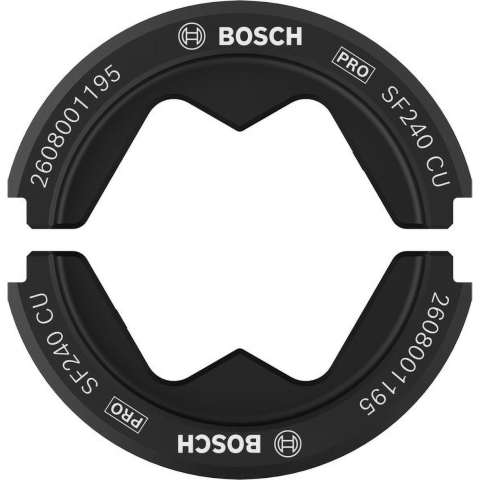Bosch Accessories 2608001168 2608001168 Krimpinzetstuk Buiskabelschoenen, Buisconnectoren 240 tot 240 mm²