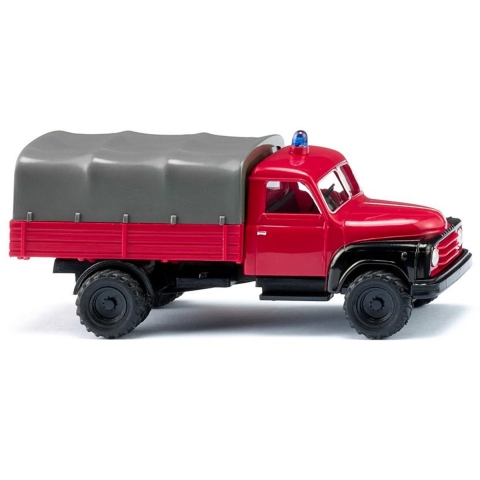 Wiking 034505 H0 Hulpdienstvoertuig Hanomag Brandweer L 28 vrachtwagen met laadbak