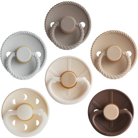 Frigg Speenset Maat 2 6+ mnd Earthy Wonder 6 stuks