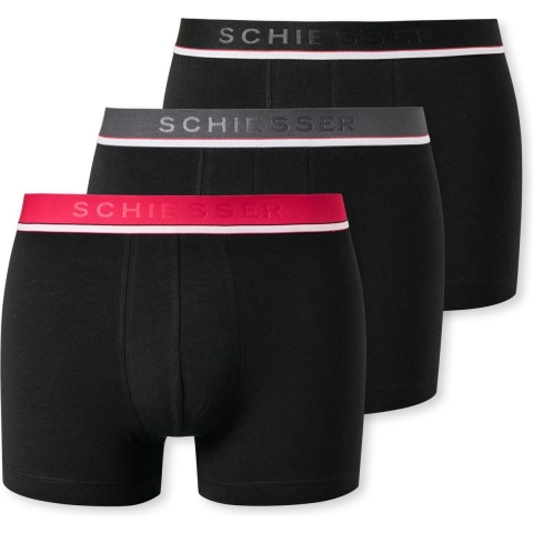 Schiesser - Maat M - 3pack Shorts Heren Onderbroek