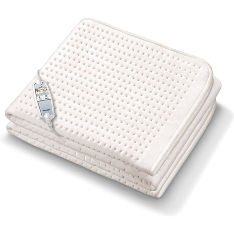 Beurer Elektrische deken | Onderdeken | 198 x 92 cm | UB 100 | 9 Warmtestanden | 2 Zones