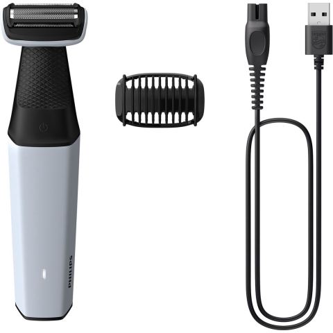 Bodytrimmer - PHILIPS - BG3007/01 Serie 3000 - 5 W - 40 min - 1 kam - Grijs