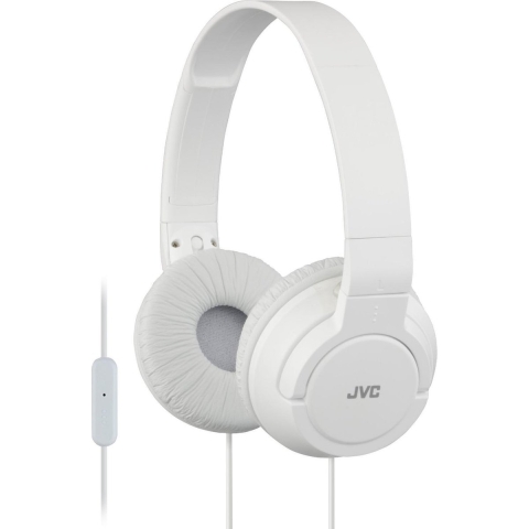 JVC HA-SR185 - On-ear koptelefoon - 30 mm neodymium driver - Diepe bas - Wit
