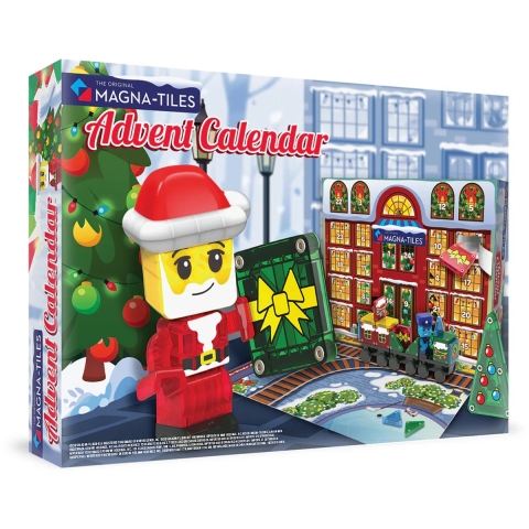 Magna-Tiles MicroMAGS Adventskalender 34 stuks