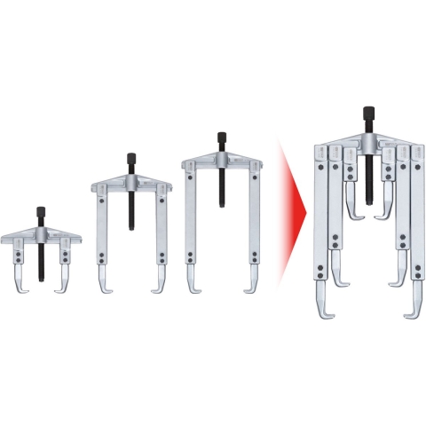 KS Tools 7001320 Poelietrekkerset Aantal haken: 3