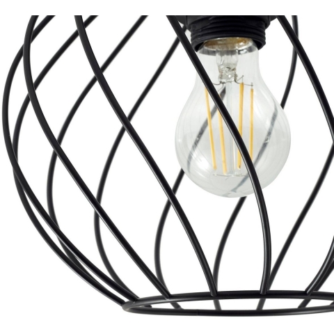 Lindby - Danika Plafondlamp Ø25 Zwart