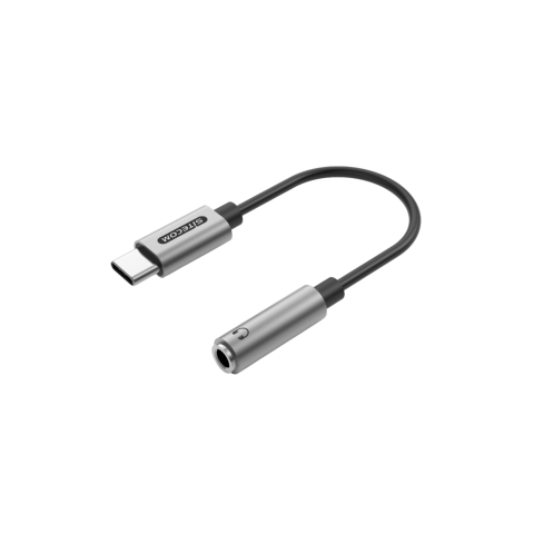 Sitecom Ad-1019 Usb-c To Jack Adapter Aluminium Naar Adapter 5 Cm Grijs