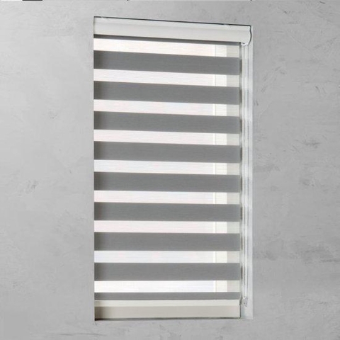 Pure Living - Duo Rolgordijn Lichtdoorlatend Grey - 90x175 cm