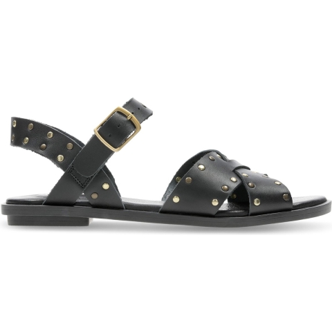 Clarks - 39,5 - Willow Gild Dames Sandalen - Black