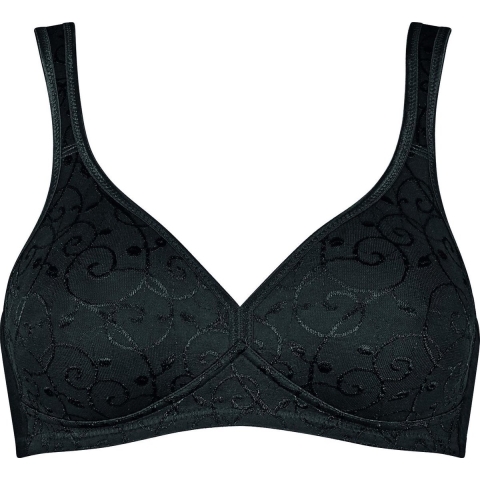 Triumph Elegant Cotton N Beha - Zwart - Maat C95