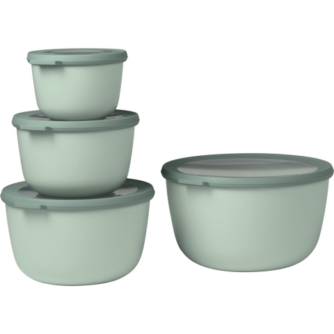 Mepal - Multikom Cirqula vershouddoos set - 500 + 1000 + 2000 + 3000 ml - Rond - Nordic sage