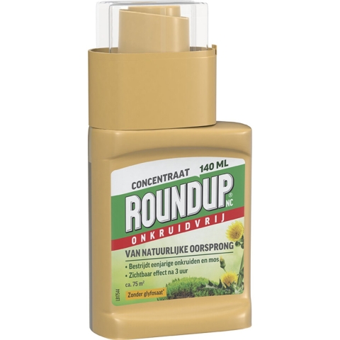 3x Roundup NC Natuurlijk Onkruidvrij Concentraat 140 ml