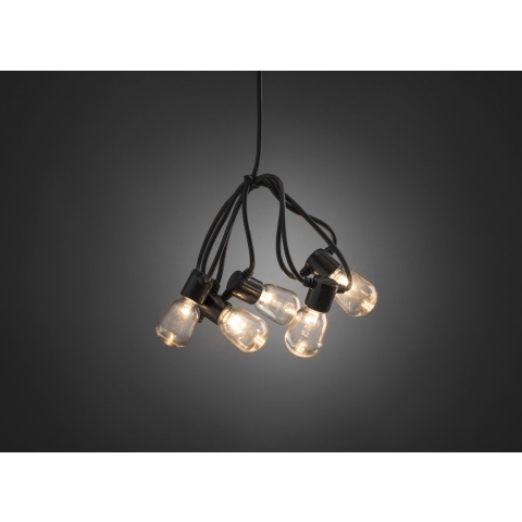 Konstsmide 2386 - Snoerverlichting - 20 LED warmwit 475 cm 24V voor binnen en buiten