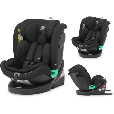 Deryan Colin Luxe I-size Autostoel - Groep 0-1-2-3 - Isofix - 360° draaibaar - Zwart