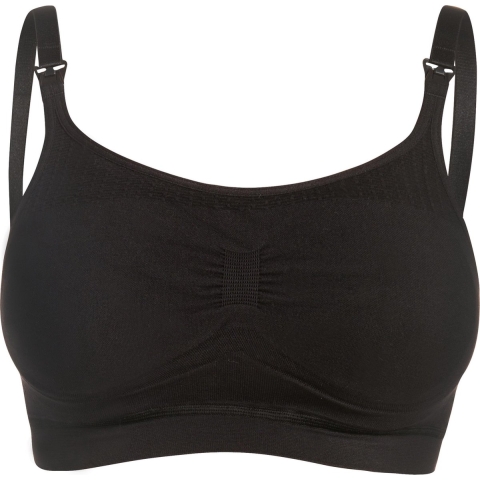 Noppies Comfortabele naadloze voedingsbh - zonder beugel - zwart - Maat M/L