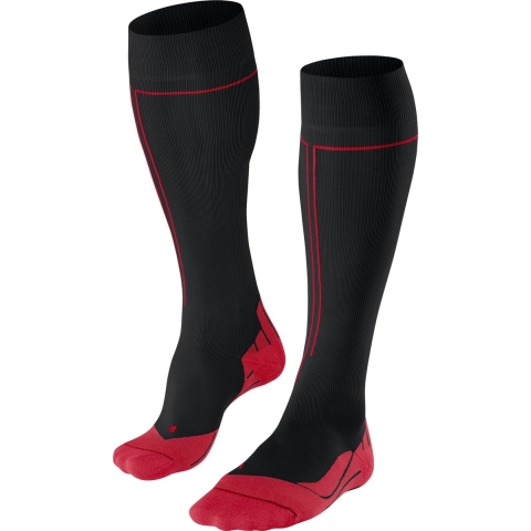FALKE Energizing Cool - Compressie sportsokken - Verbeterde doorbloeding en koeling - Zwart