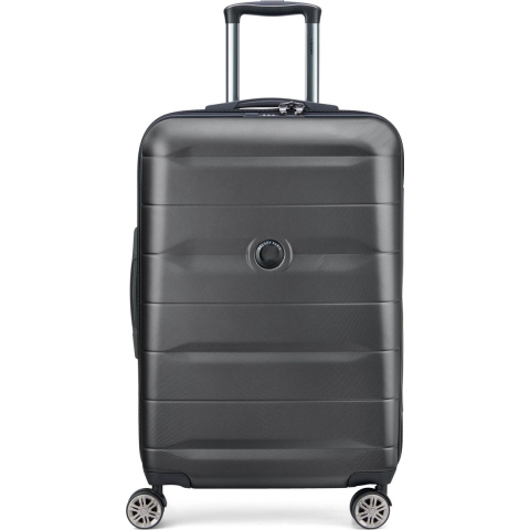 Delsey Comete Plus - Trolley Case - 67 cm - Zip SECURITECH® - Zwart