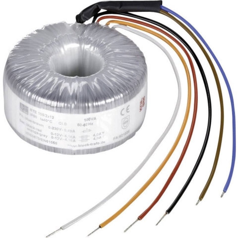 BLOCK RTE 20/2x12 Ringkerntransformator 20 VA 833 mA