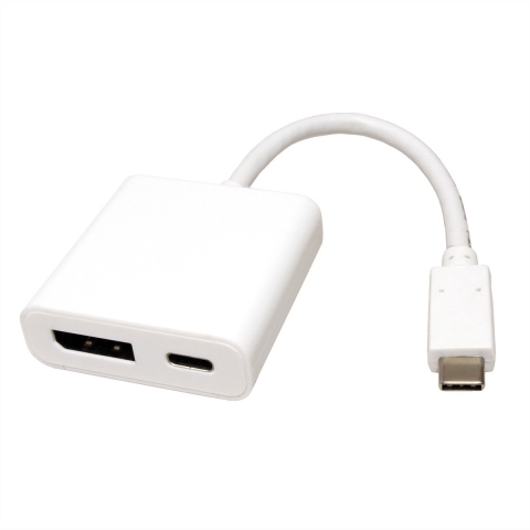 ROLINE Display Adapter USB Type C - DisplayPort v1.2 + PD