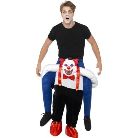 Horror clown instap kostuum - volwassenen - Halloween - verkleedkleding - pak One size -