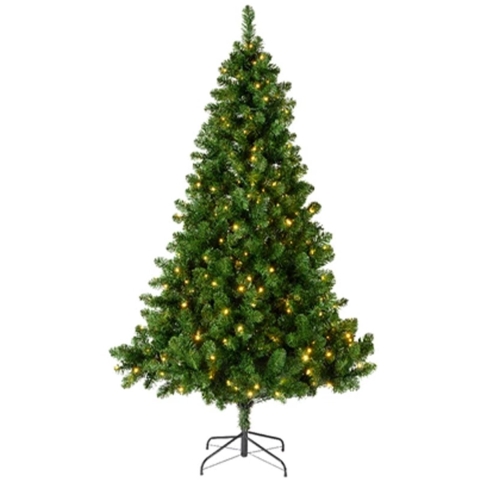 Bellatio Decorations Imperial kerstboom - met verlichting - groen -?H240 cm - kunstboom -