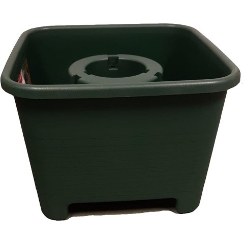 Vierkante groene kerstboom standaard voor een Fijnspar kerstboom -