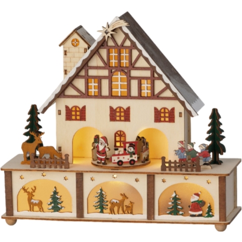 LED scenery l10b27h24.3 cm kleur/warm wit - Lumineo