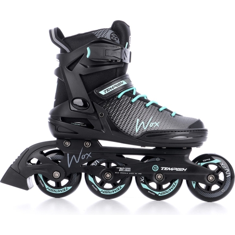 Tempish Wox 84 - Skeelers - 84mm wielen - Zwart - Blauw - Dames - Maat 37
