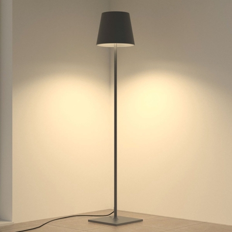 Lucande - Andrei Buiten Vloerlamp Dark Grey
