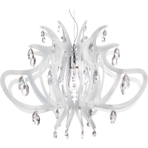 Slamp - Lillibet Hanglamp Wit/Transparant