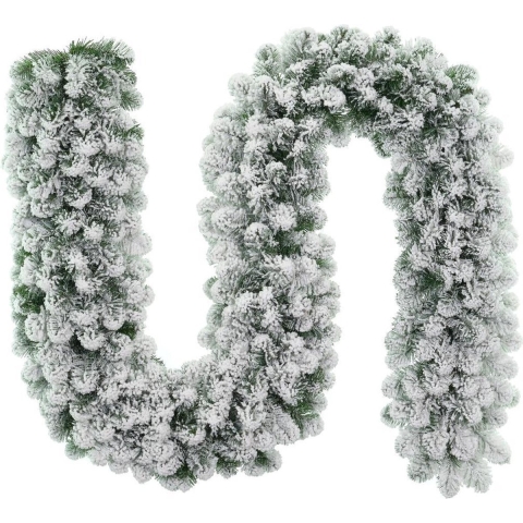Kerstslinger Flocked Colorado Garland 270 x 30 kerstboom - Holiday tree