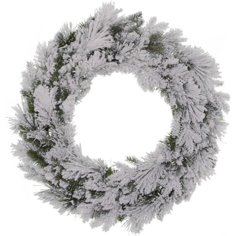 Kerstkrans Flocked Fraser Wreath dia. 50 cm kerstboom - Holiday tree