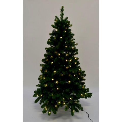 Kunstkerstboom Arctic Spruce 276 lamps warm LED groen d130 h210 cm kerstboom - Holiday tree