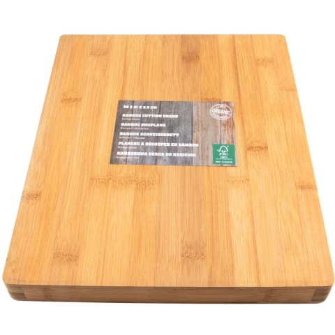 Cookinglife Snijplank Organic Bamboe 31 x 38 cm